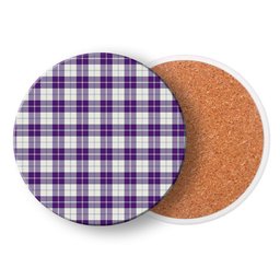 ScotsTee Shop Scottish Dunlop Dress Modern Tartan Drinks Coasters – Wood, Rubber, Ceramic