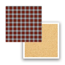 ScotsTee Shop Scottish Gillies Red Dress Tartan Drinks Coasters – Wood, Rubber, Ceramic