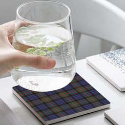 ScotsTee Shop Scottish Fletcher of Dunans SC Tartan Drinks Coasters – Wood, Rubber, Ceramic