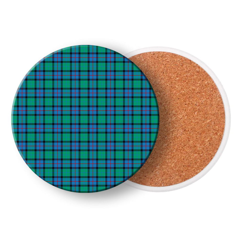 ScotsTee Shop Scottish Flower Of Scotland SC Tartan Drinks Coasters – Wood, Rubber, Ceramic