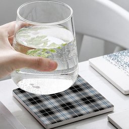 ScotsTee Shop Scottish Forbes Dress Originaux Tartan Drinks Coasters – Wood, Rubber, Ceramic