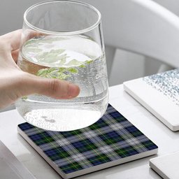 ScotsTee Shop Scottish Gordon Dress Original Tartan Drinks Coasters – Wood, Rubber, Ceramic