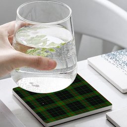 ScotsTee Shop Scottish Gunn VS Tartan Drinks Coasters – Wood, Rubber, Ceramic