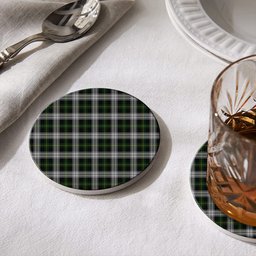 ScotsTee Shop Scottish Gordon Dress MacGregor-Hastie Tartan Drinks Coasters – Wood, Rubber, Ceramic