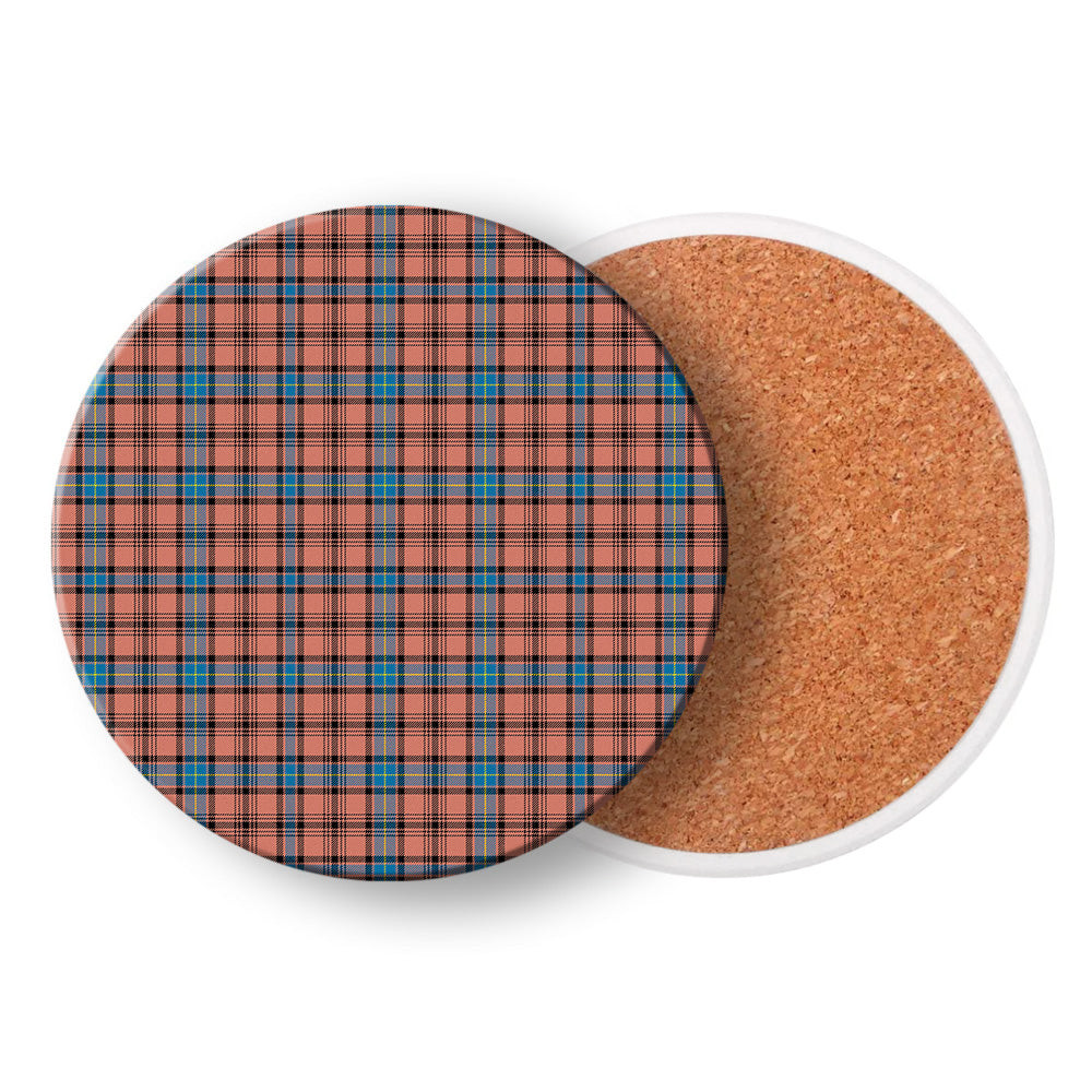 ScotsTee Shop Scottish Hannay Dress Modern Tartan Drinks Coasters – Wood, Rubber, Ceramic