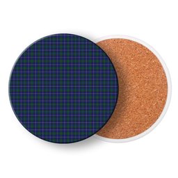 ScotsTee Shop Scottish Isle of Harris Tartan Drinks Coasters – Wood, Rubber, Ceramic