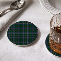 ScotsTee Shop Scottish Johnston Diana Dress Tartan Drinks Coasters – Wood, Rubber, Ceramic