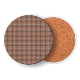 ScotsTee Shop Scottish Jardine of Castlemilk Ancient Tartan Drinks Coasters – Wood, Rubber, Ceramic