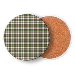 ScotsTee Shop Scottish Hay Dress Modern Tartan Drinks Coasters – Wood, Rubber, Ceramic