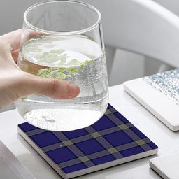 ScotsTee Shop Scottish Lloyd of Astargus Tartan Drinks Coasters – Wood, Rubber, Ceramic