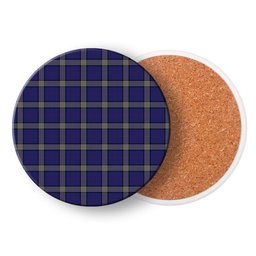 ScotsTee Shop Scottish Lloyd of Astargus Tartan Drinks Coasters – Wood, Rubber, Ceramic