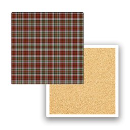 ScotsTee Shop Scottish MacAlister Dress Tartan Drinks Coasters – Wood, Rubber, Ceramic