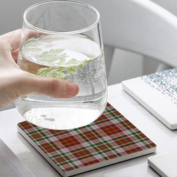 ScotsTee Shop Scottish MacAlister Dress Tartan Drinks Coasters – Wood, Rubber, Ceramic