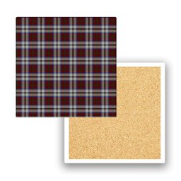ScotsTee Shop Scottish MacCulloch Dress Tartan Drinks Coasters – Wood, Rubber, Ceramic