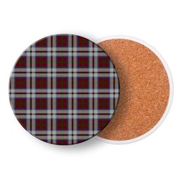 ScotsTee Shop Scottish MacCulloch Dress Tartan Drinks Coasters – Wood, Rubber, Ceramic