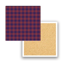 ScotsTee Shop Scottish MacGregor of Glengyle Tartan Drinks Coasters – Wood, Rubber, Ceramic