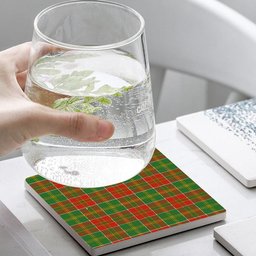 ScotsTee Shop Scottish MacDonald of Kingsburgh Ancient Tartan Drinks Coasters – Wood, Rubber, Ceramic