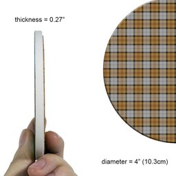 ScotsTee Shop Scottish MacKellar Dress Reproduction colours Tartan Drinks Coasters – Wood, Rubber, Ceramic
