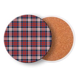 ScotsTee Shop Scottish MacDonald Dress Irish Ancient Tartan Drinks Coasters – Wood, Rubber, Ceramic