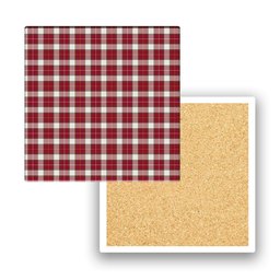 ScotsTee Shop Scottish MacFie Dress Modern Tartan Drinks Coasters – Wood, Rubber, Ceramic