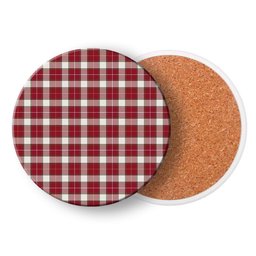 ScotsTee Shop Scottish MacFie Dress Modern Tartan Drinks Coasters – Wood, Rubber, Ceramic