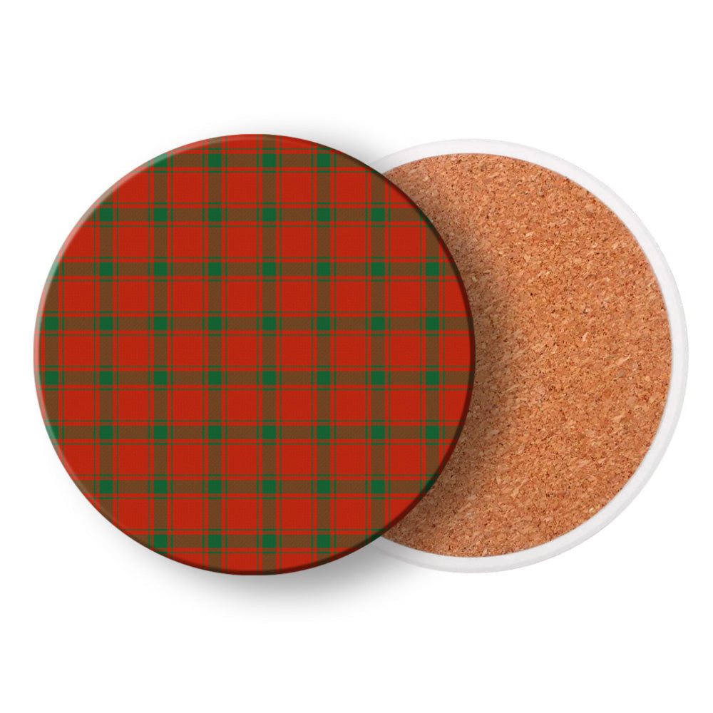 ScotsTee Shop Scottish MacDonald of Sleat Ancient Tartan Drinks Coasters – Wood, Rubber, Ceramic