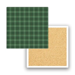 ScotsTee Shop Scottish MacDonald Lord of the Isles Hunting SC Tartan Drinks Coasters – Wood, Rubber, Ceramic