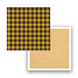 ScotsTee Shop Scottish MacLeod of Lewis Ancient SC Tartan Drinks Coasters – Wood, Rubber, Ceramic