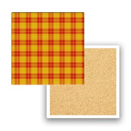ScotsTee Shop Scottish MacMillan Dress Modern Tartan Drinks Coasters – Wood, Rubber, Ceramic