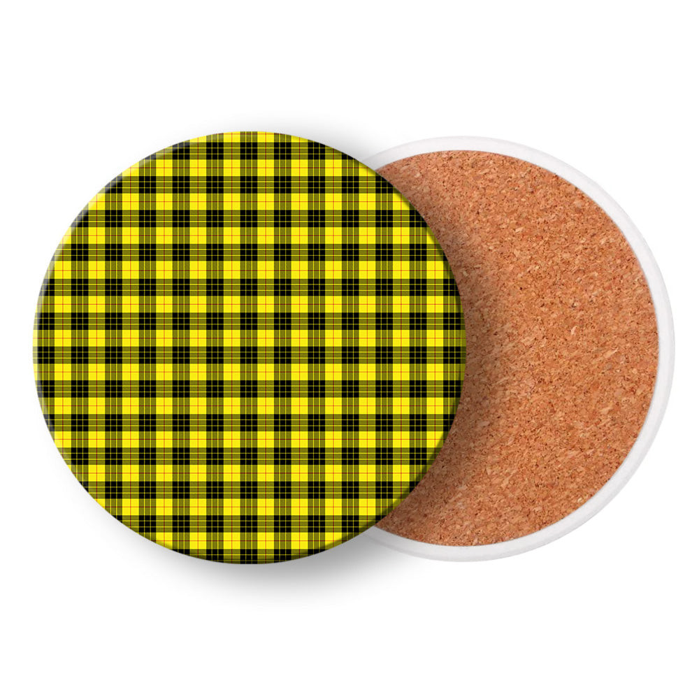 ScotsTee Shop Scottish MacLeod of Lewis Modern Tartan Drinks Coasters – Wood, Rubber, Ceramic