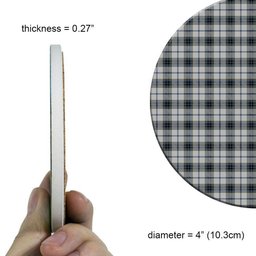 ScotsTee Shop Scottish MacTavish of Dunardry Dress Tartan Drinks Coasters – Wood, Rubber, Ceramic