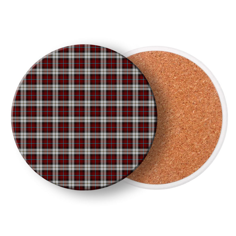 ScotsTee Shop Scottish McCandlish Arisaid Red Tartan Drinks Coasters – Wood, Rubber, Ceramic