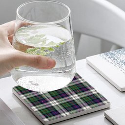 ScotsTee Shop Scottish McCallum Dress Modern Tartan Drinks Coasters – Wood, Rubber, Ceramic