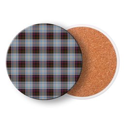 ScotsTee Shop Scottish McDonald Dress Ancient Tartan Drinks Coasters – Wood, Rubber, Ceramic