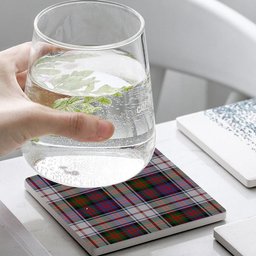 ScotsTee Shop Scottish McDonald Dress Modern Tartan Drinks Coasters – Wood, Rubber, Ceramic