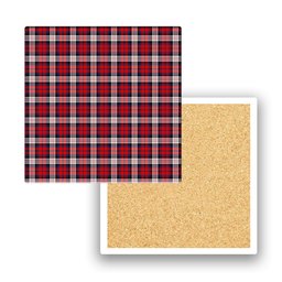 ScotsTee Shop Scottish McDonald Dress Irish Modern Tartan Drinks Coasters – Wood, Rubber, Ceramic