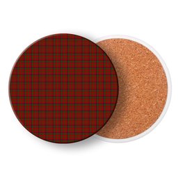 ScotsTee Shop Scottish McColl Tartan Drinks Coasters – Wood, Rubber, Ceramic