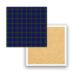 ScotsTee Shop Scottish Marshall of Keith Tartan Drinks Coasters – Wood, Rubber, Ceramic