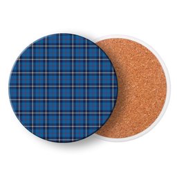 ScotsTee Shop Scottish MacRae of America Modern Tartan Drinks Coasters – Wood, Rubber, Ceramic