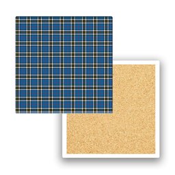 ScotsTee Shop Scottish MacTavish Dress Modern Tartan Drinks Coasters – Wood, Rubber, Ceramic