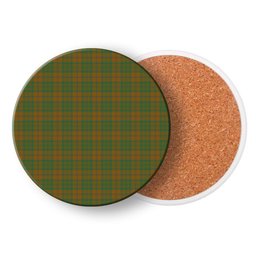 ScotsTee Shop Scottish McAlister of Glenbarr Hunting Modern Tartan Drinks Coasters – Wood, Rubber, Ceramic