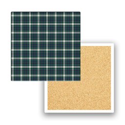 ScotsTee Shop Scottish McInnes Dress Modern Tartan Drinks Coasters – Wood, Rubber, Ceramic