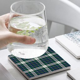 ScotsTee Shop Scottish McInnes Dress Modern Tartan Drinks Coasters – Wood, Rubber, Ceramic