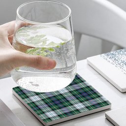 ScotsTee Shop Scottish McKenzie Dress Ancient Tartan Drinks Coasters – Wood, Rubber, Ceramic