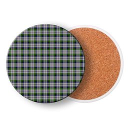 ScotsTee Shop Scottish McNachten Dress Tartan Drinks Coasters – Wood, Rubber, Ceramic
