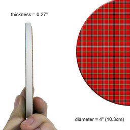 ScotsTee Shop Scottish Meldrum Dress Modern Tartan Drinks Coasters – Wood, Rubber, Ceramic