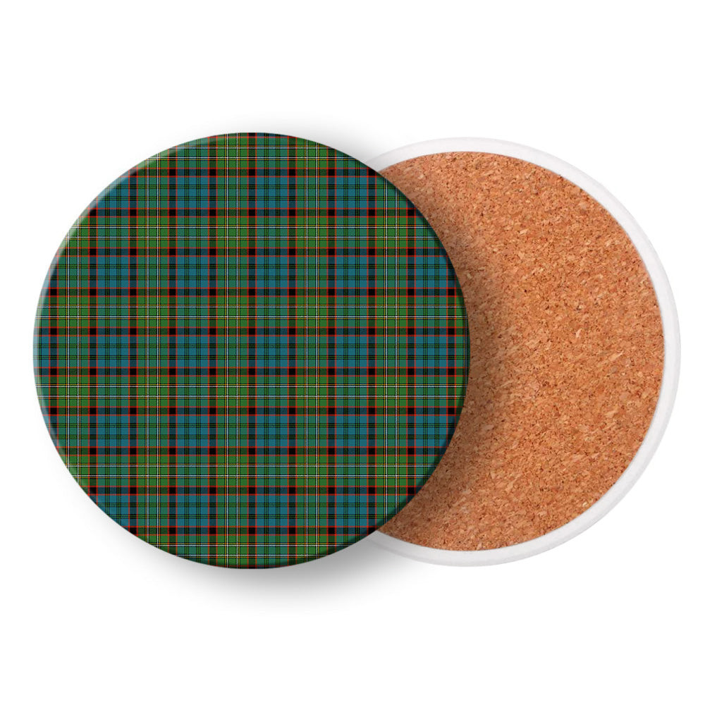 ScotsTee Shop Scottish McNicol Hunting Ancient Tartan Drinks Coasters – Wood, Rubber, Ceramic