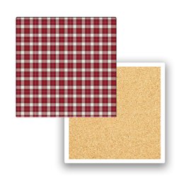 ScotsTee Shop Scottish McPhee Dress Modern Tartan Drinks Coasters – Wood, Rubber, Ceramic