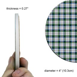 ScotsTee Shop Scottish McNachten Dress Ancient Tartan Drinks Coasters – Wood, Rubber, Ceramic