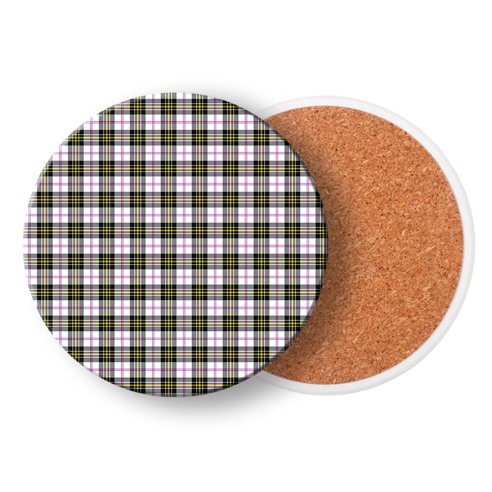 ScotsTee Shop Scottish McPherson Dress Modern Tartan Drinks Coasters – Wood, Rubber, Ceramic